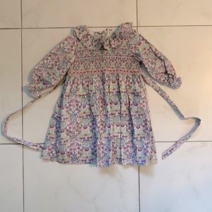 La Coqueta - Size 4 toddler dress - Liberty Print with smocking